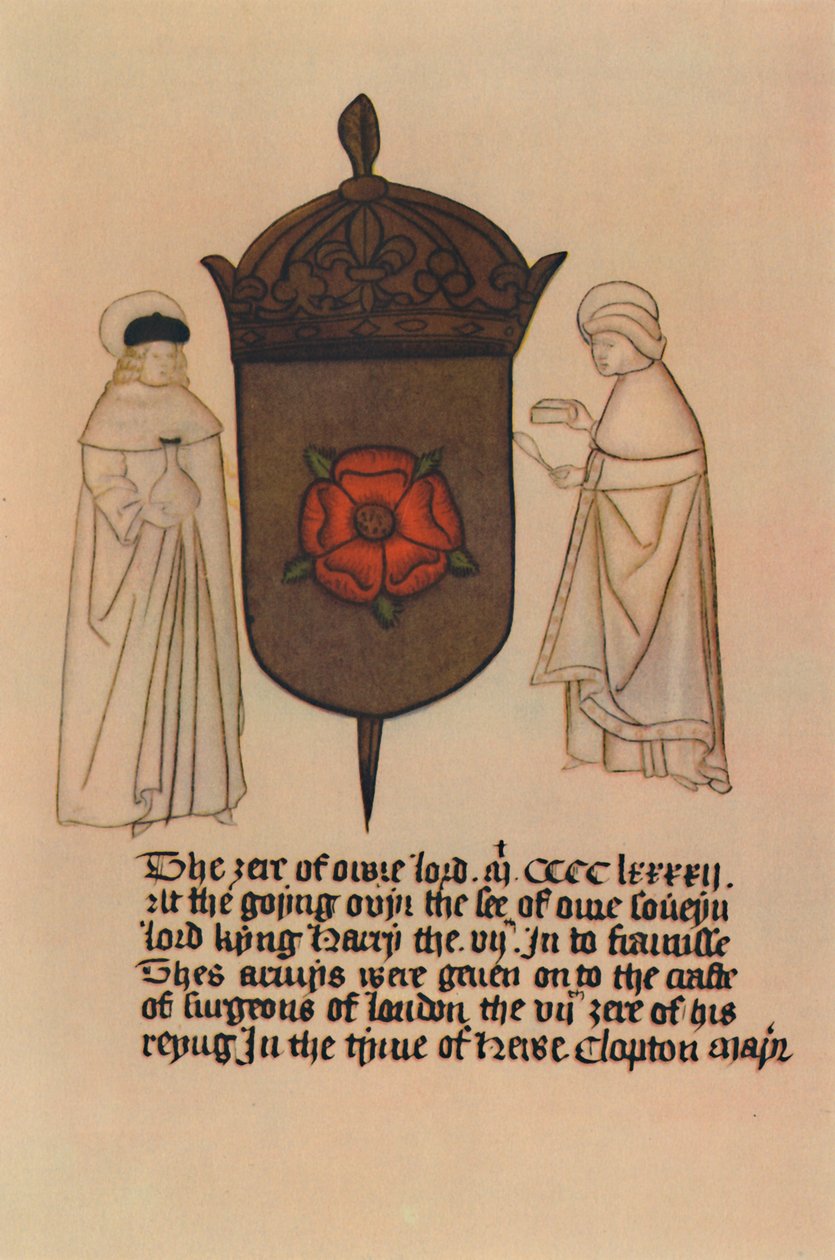 Saint Cosme et Saint Damien, saints patrons des barbiers-chirurgiens, XVe siècle, 1948 - Unbekannt