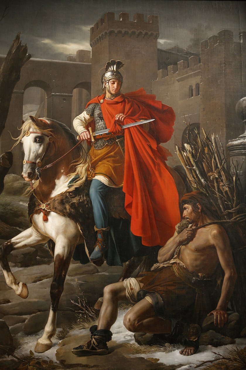 Saint Martin partageant son manteau, Tours, France - Unbekannt