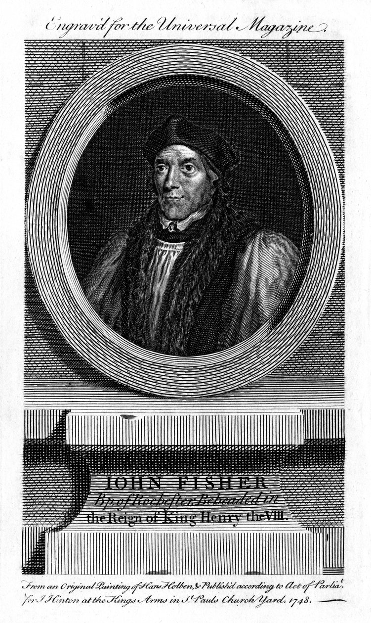 Saint John Fisher, évêque catholique anglais, cardinal et martyr, 1748 - Unbekannt