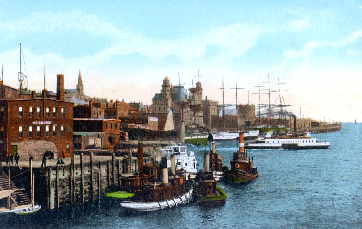 Port de Saint John, Saint John, Nouveau-Brunswick, Canada, vers 1900 - Unbekannt