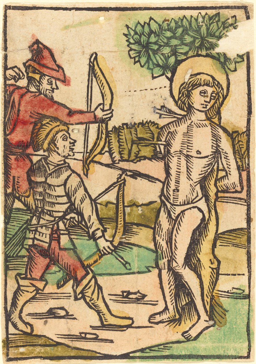 Saint Sébastien, vers 1490 - Unbekannt