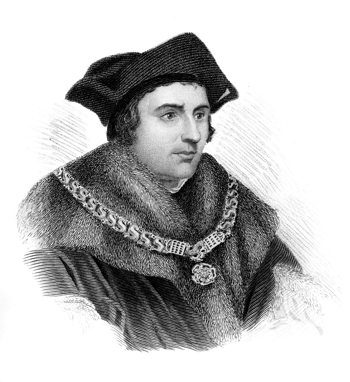 Saint Sir Thomas More, homme politique, érudit et martyr anglais, vers 1850 - Unbekannt