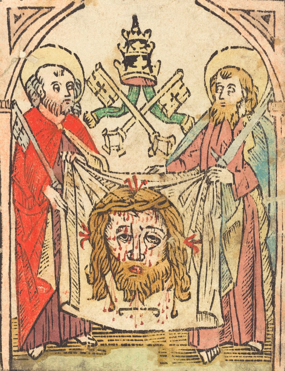 Saints Pierre et Paul avec le Suaire, en ou après 1475 - Unbekannt