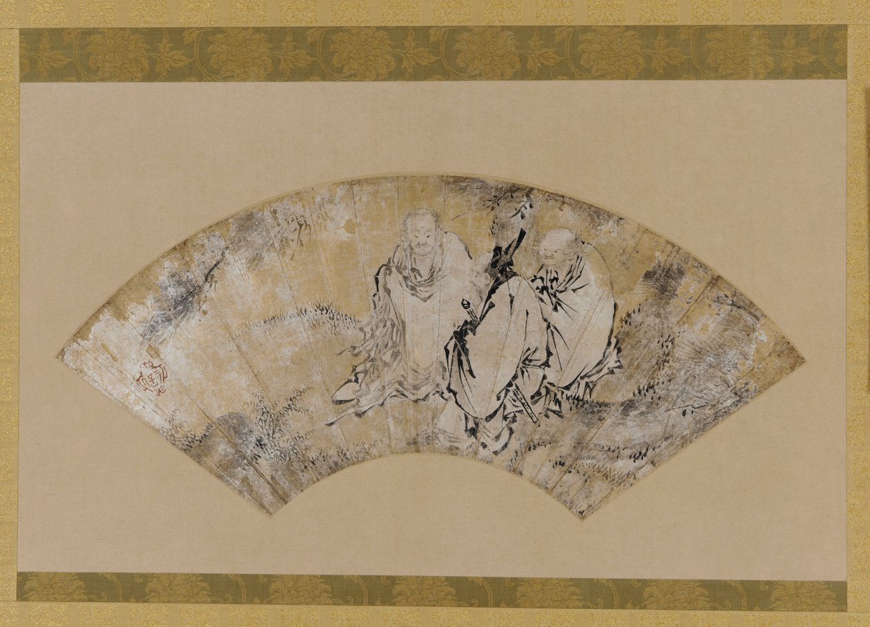 Sakyamuni, Confucius et Lao-tzu sous un pin - Unbekannt