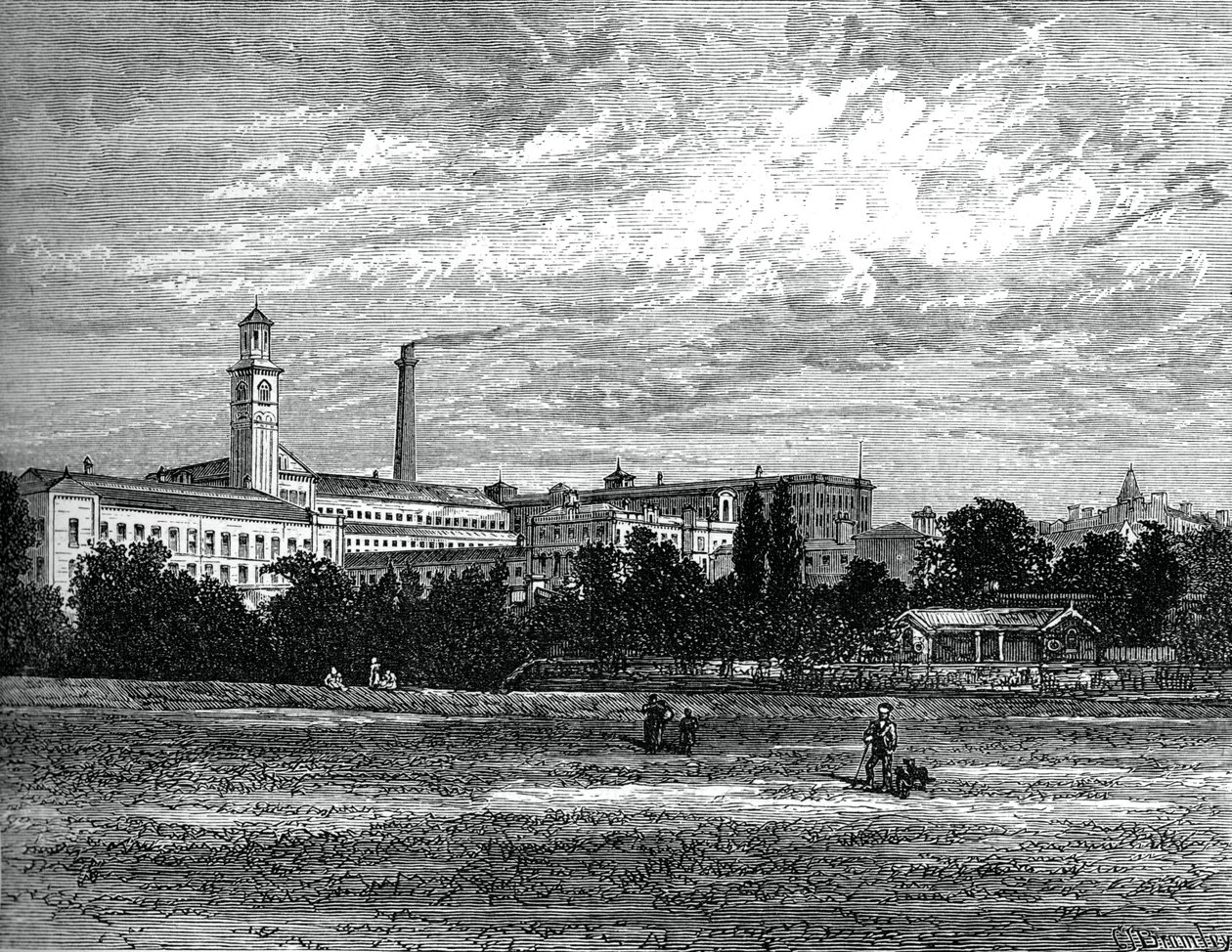 Usines de Saltaire, vers 1880 - Unbekannt