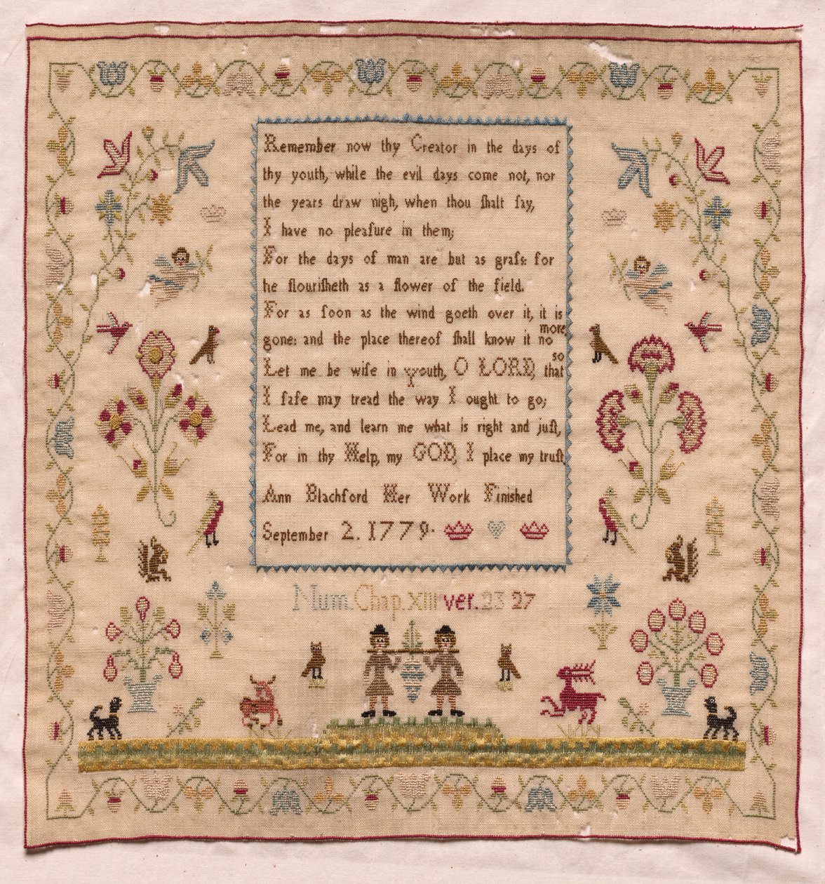 Échantillon, 1779 - Unbekannt