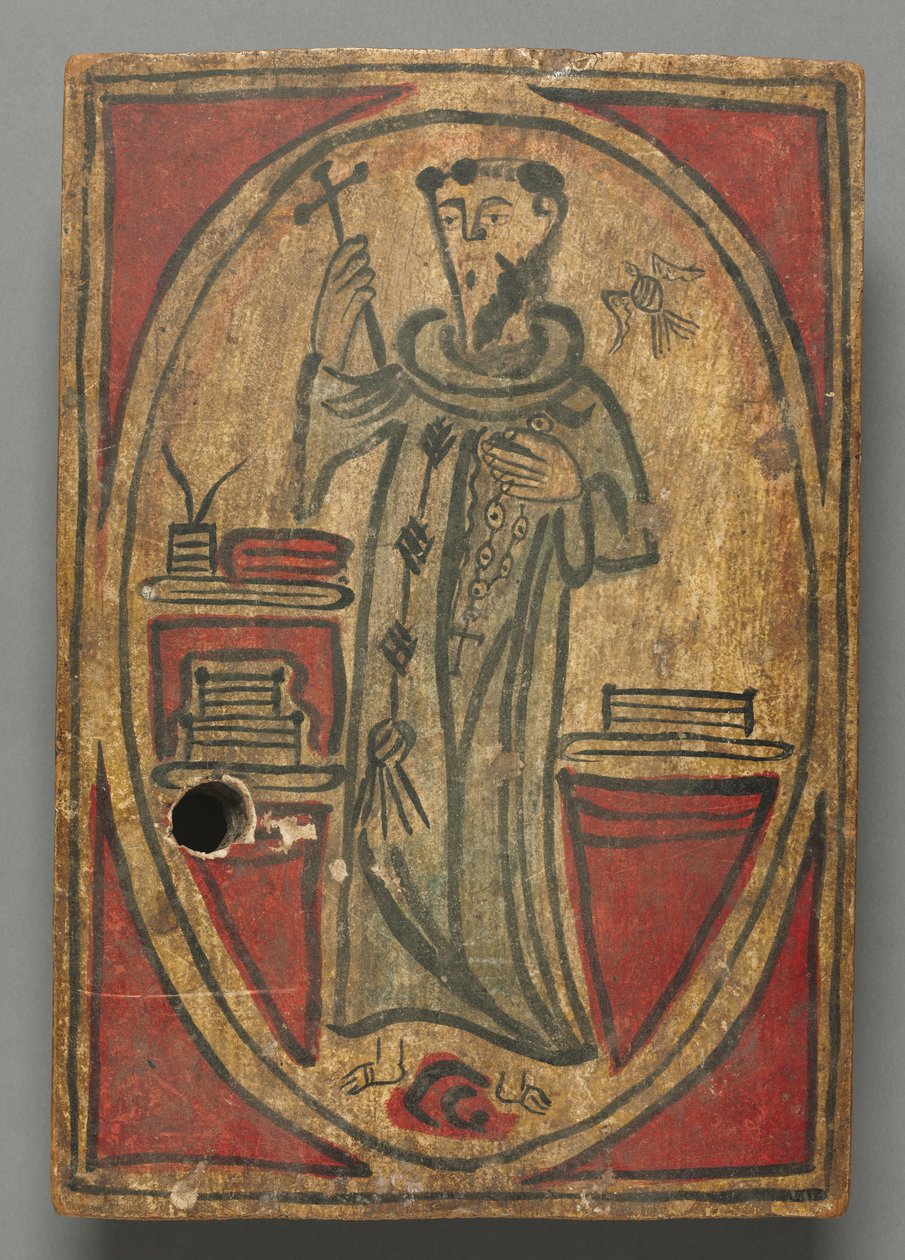 San Francisco de Assisi : santo de retablo, 1600s-1700s - Unbekannt
