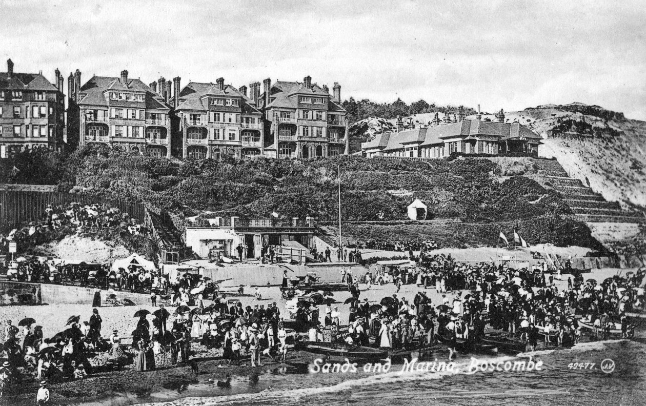 Sables et marina, Boscombe, Bournemouth, Dorset, début du 20e siècle - Unbekannt