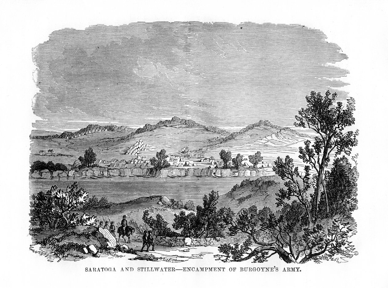 Saratoga et Stillwater, campements de l