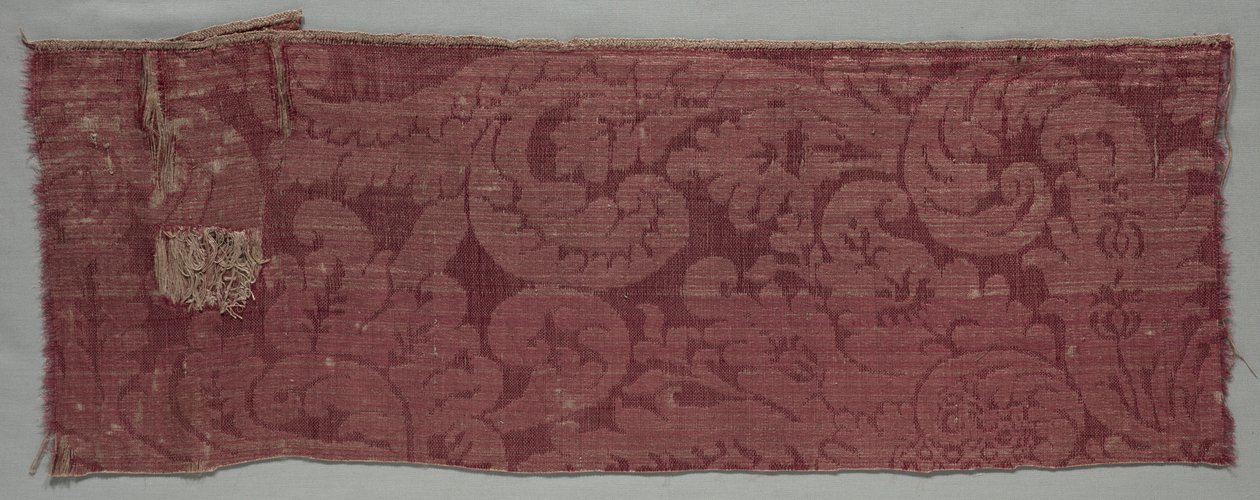 Textile en satin, fin des années 1600 - Unbekannt