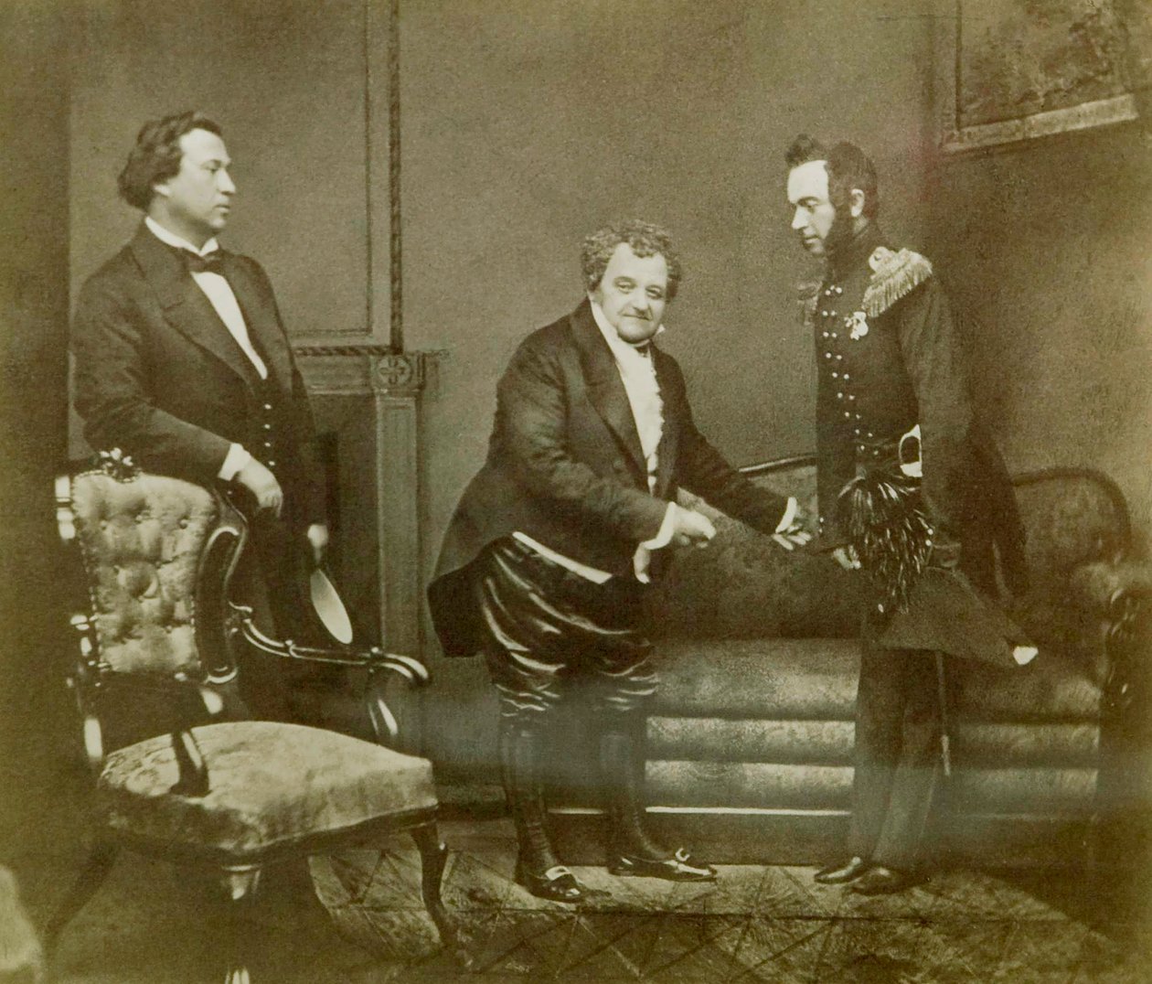 Scène de la pièce de théâtre d