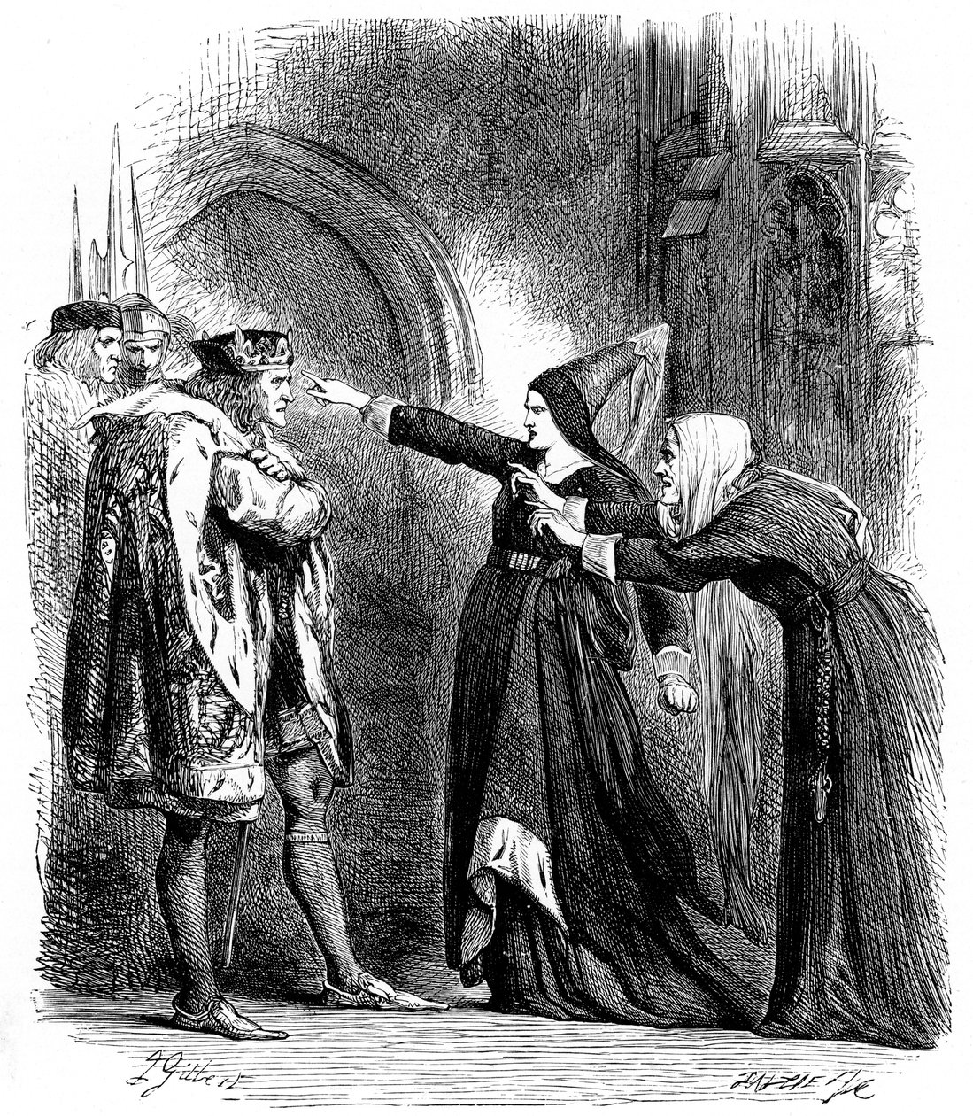 Scène de Richard III de Shakespeare - Unbekannt