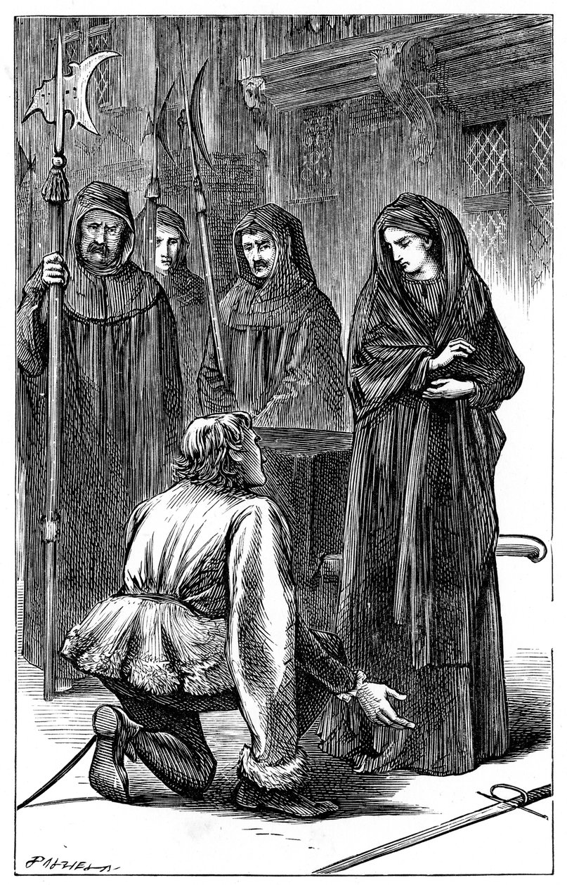 Scène de Richard III de Shakespeare, 1591 vers 1870 - Unbekannt