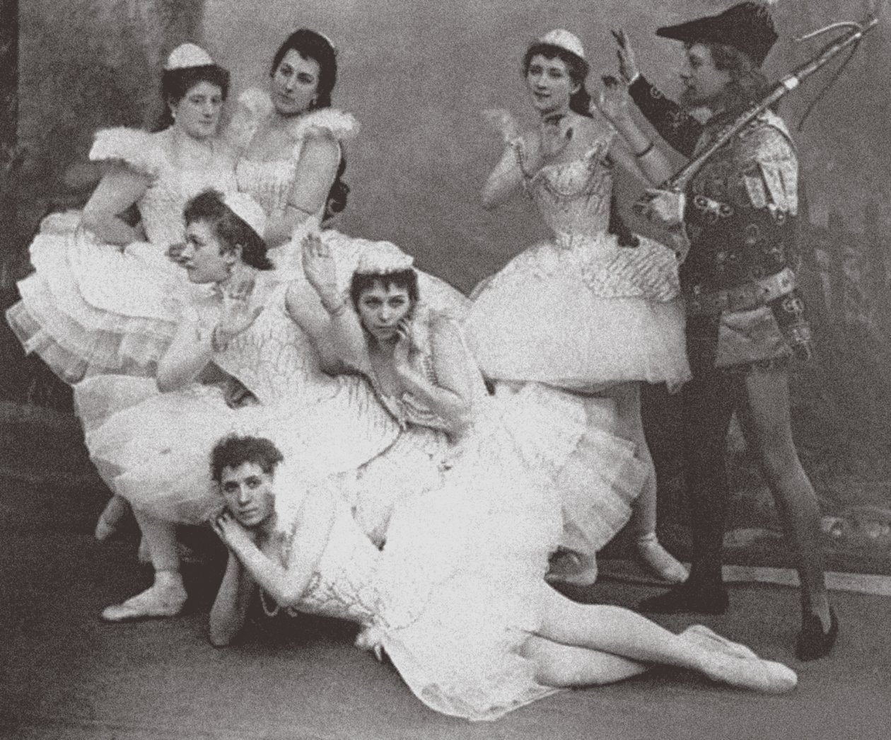 Scène du ballet Le Lac des cygnes, Théâtre Mariinsky, 1895 - Unbekannt