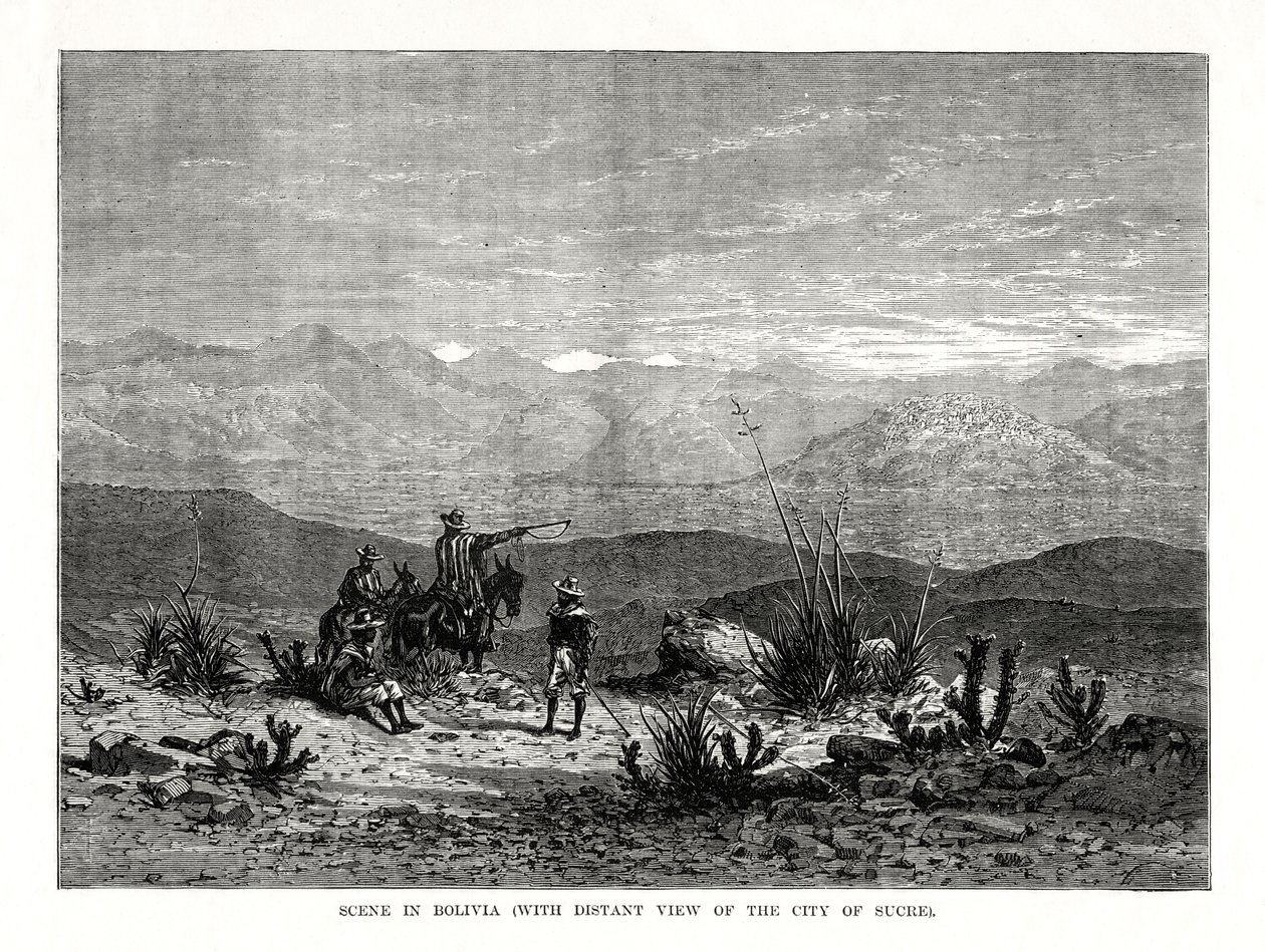 Scène en Bolivie, 1877 - Unbekannt