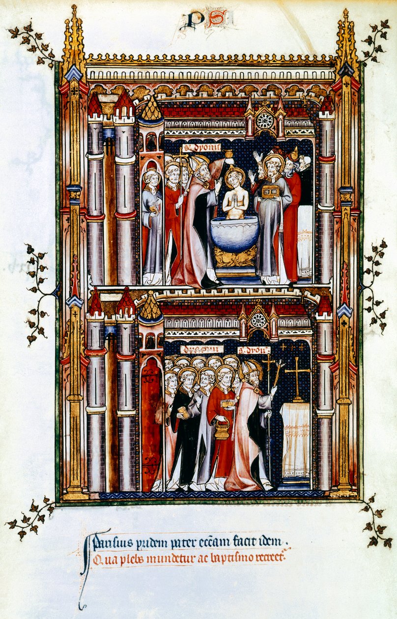 Scènes de la vie de Saint Denis, saint patron de la France, 3ème siècle 14ème siècle - Unbekannt