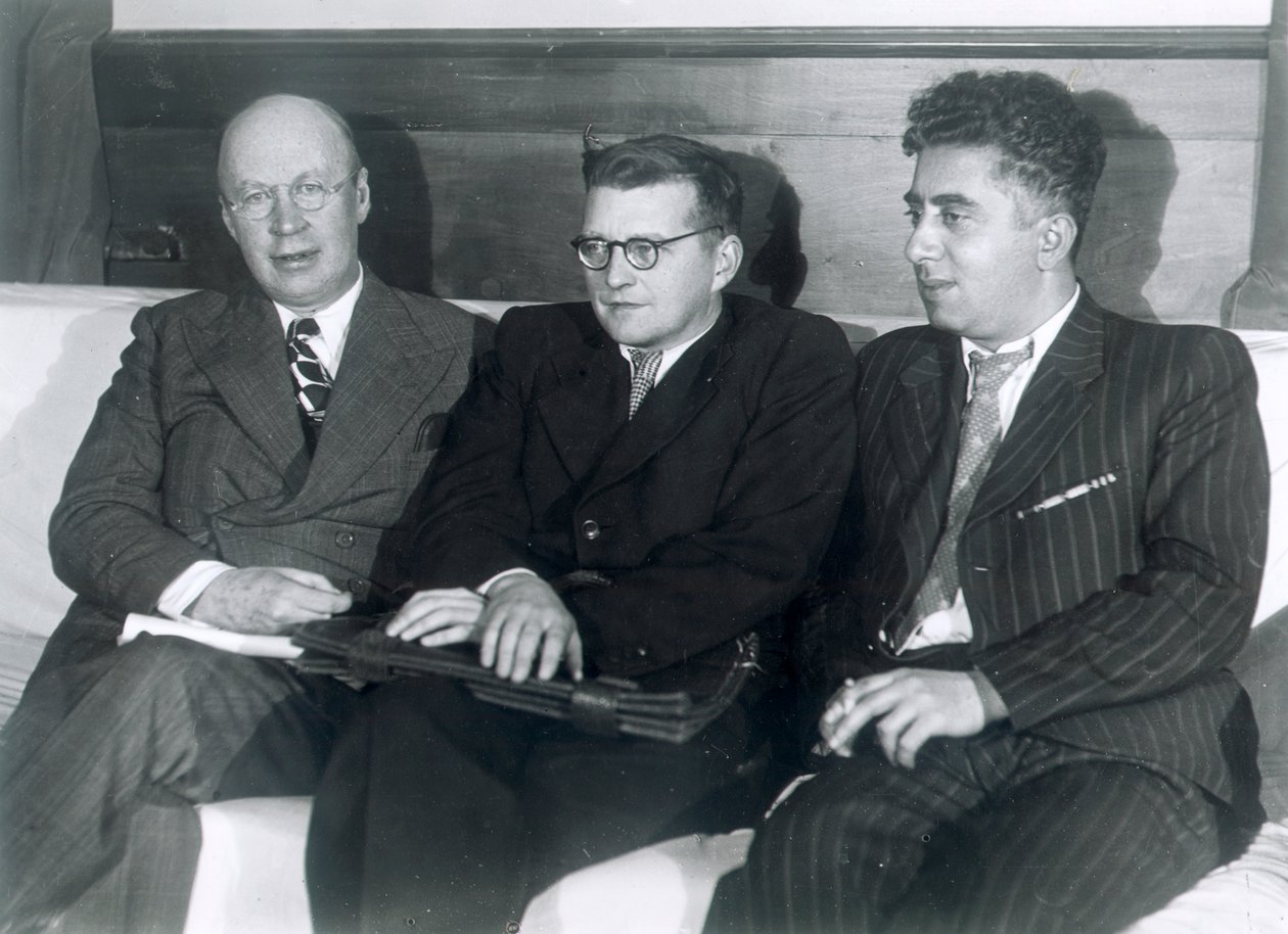 Sergueï Prokofiev, Dmitri Chostakovitch et Aram Khachaturian, compositeurs russes - Unbekannt