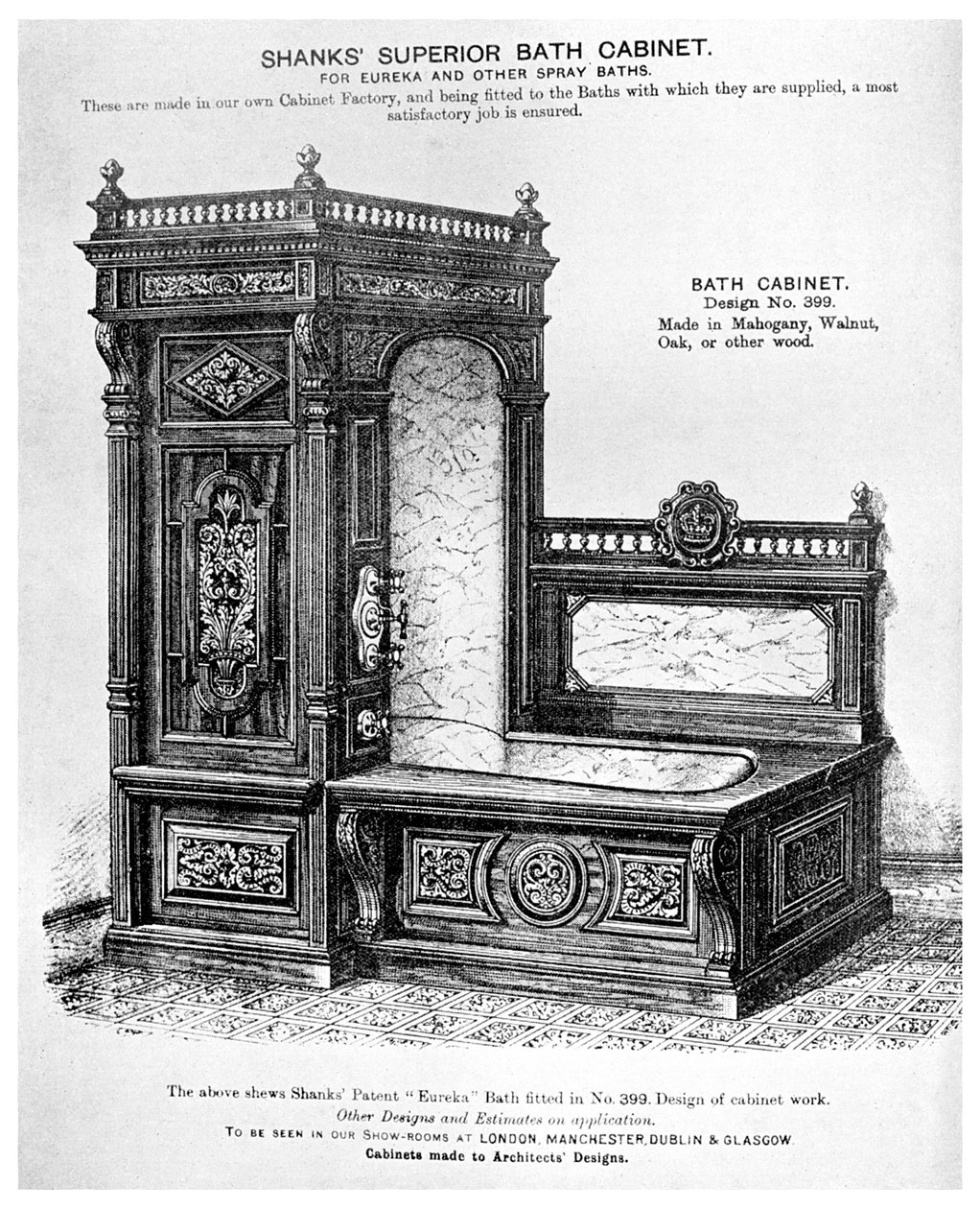 Cabinet de bain supérieur Shanks, vers 1880-1956 - Unbekannt
