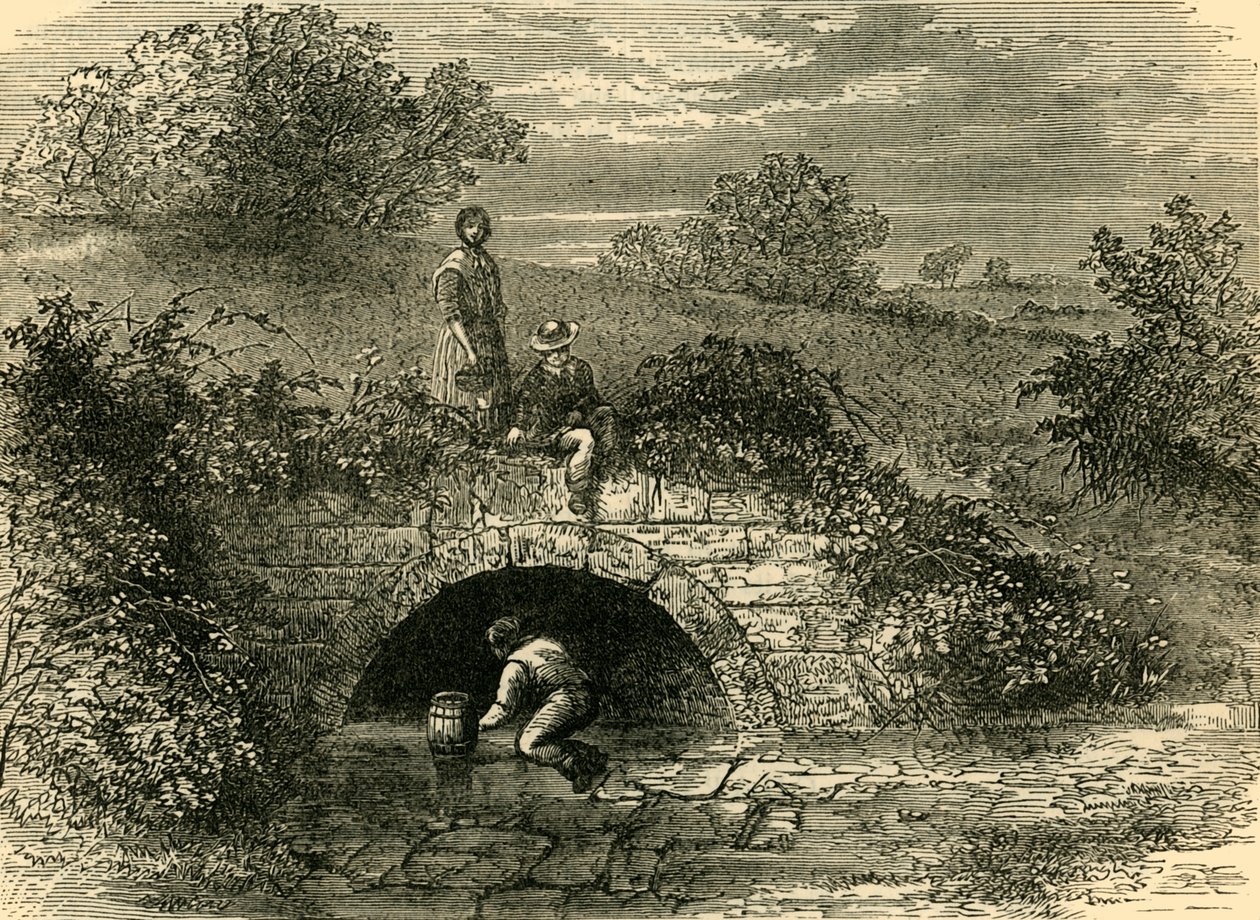 Puits des bergers en 1820, vers 1876 - Unbekannt