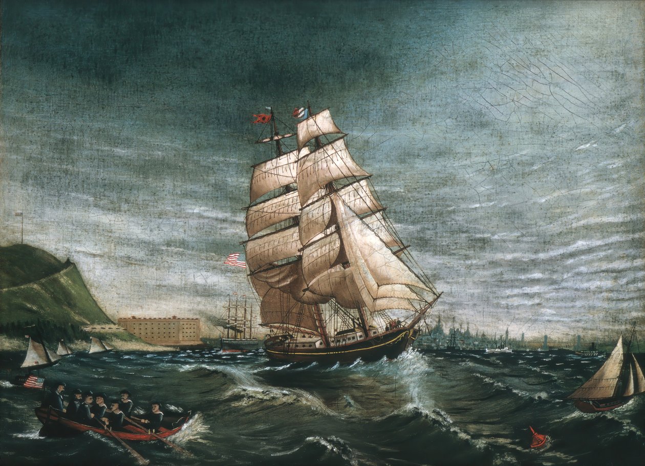 Navire dans le port de New York - Unbekannt