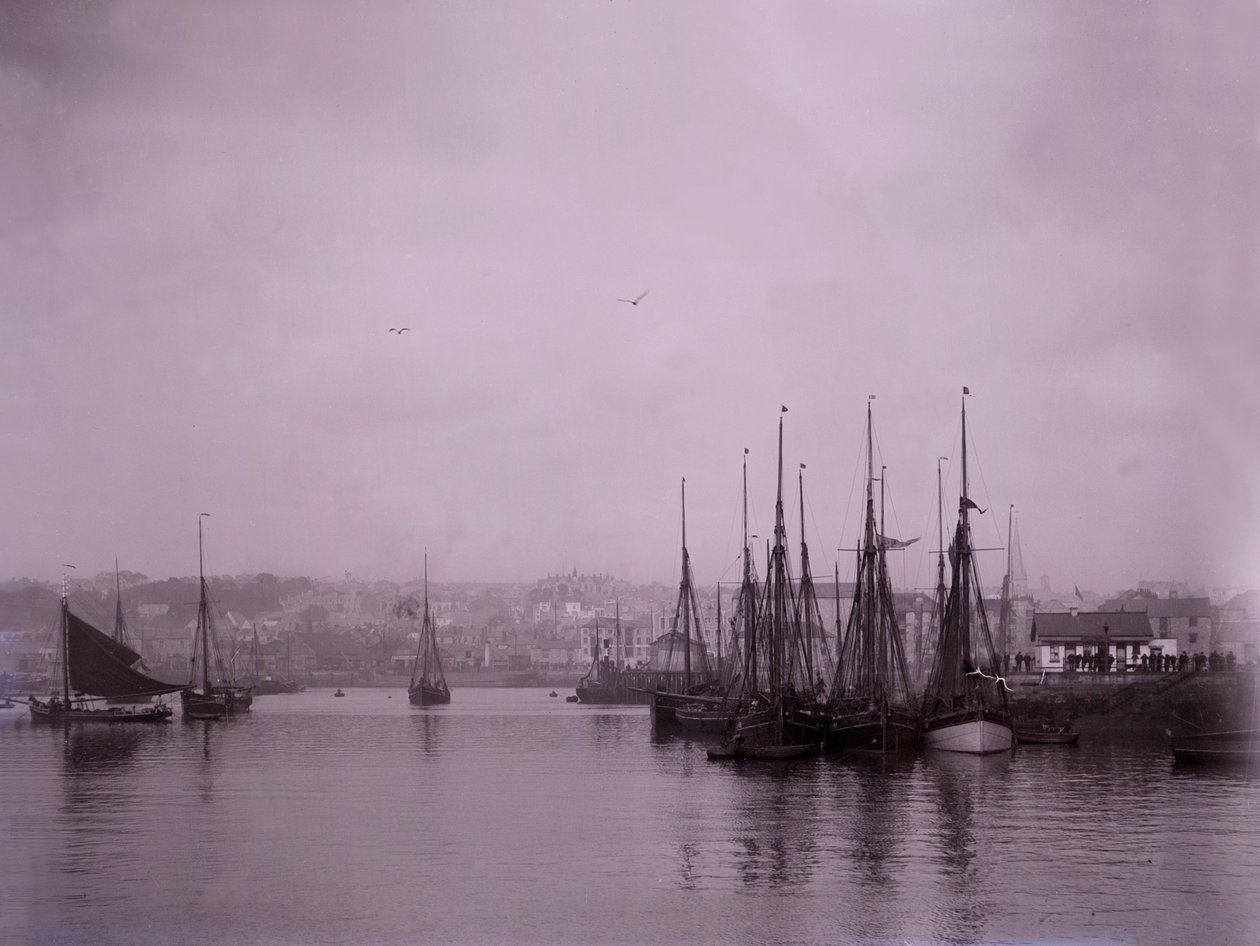 Navires dans le port de Plymouth dans le Devon - Unbekannt