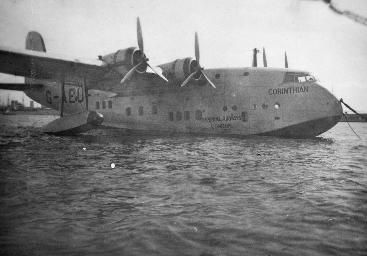 Hydravion Short Empire Corinthian, Alexandrie, Égypte, vers 1938-1941 - Unbekannt