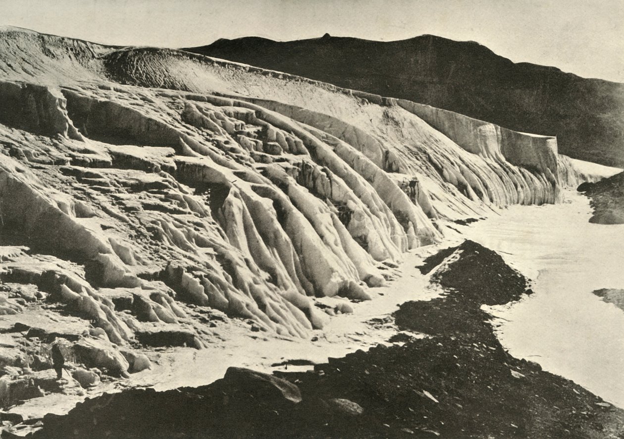 Côté du glacier Ferrar. Figure d