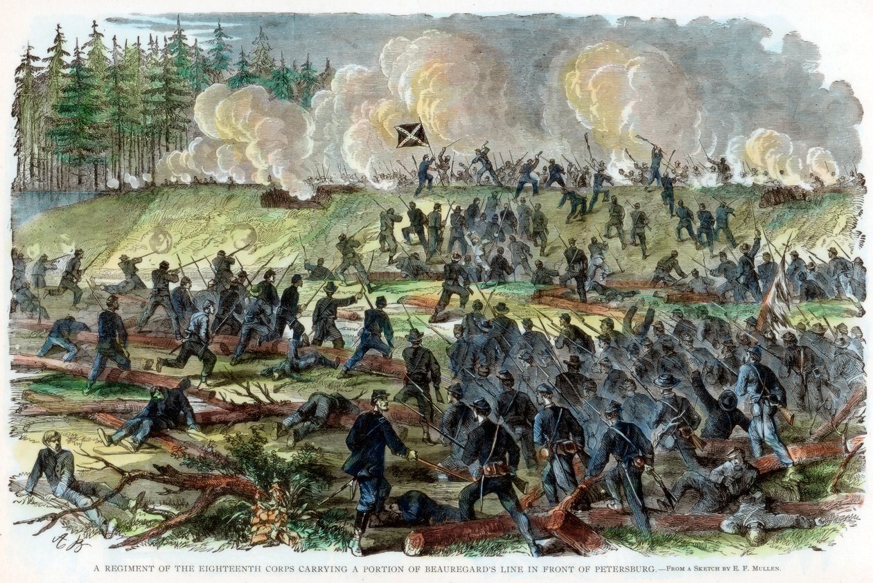 Siège de Petersburg, Virginie, Guerre civile américaine, c1864-c1865 - Unbekannt