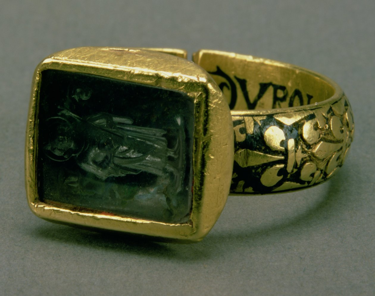 Bague-sceau du roi Louis IX de France (Saint Louis) (1215-70) - Unbekannt