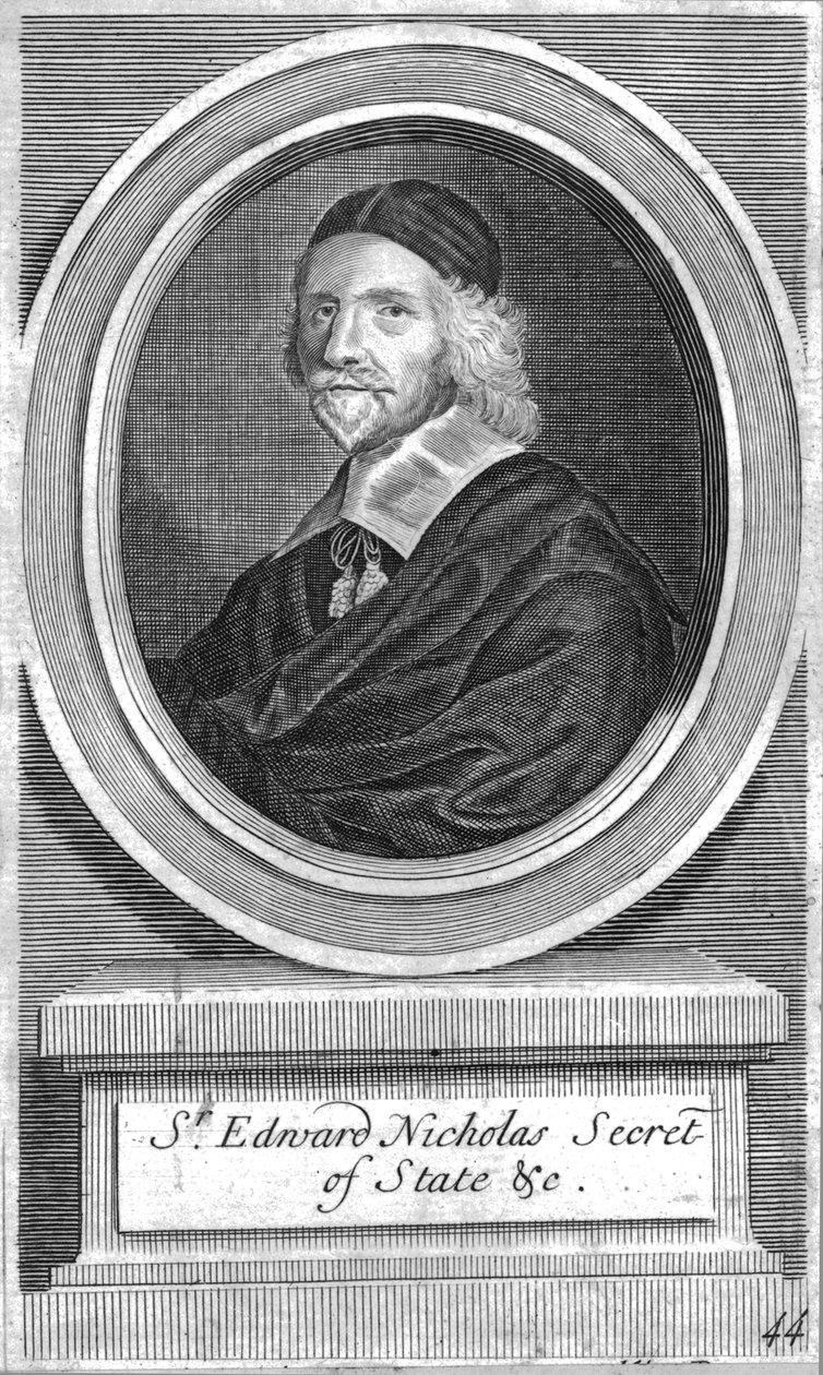 Sir Edward Nicholas, Secrétaire d