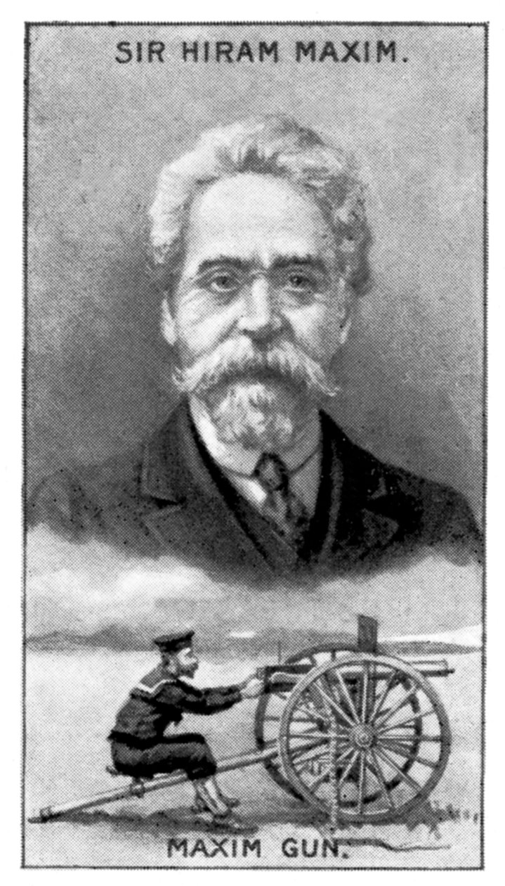 Sir Hiram Stevens Maxim, inventeur du Maxim Gun, vers 1924 - Unbekannt