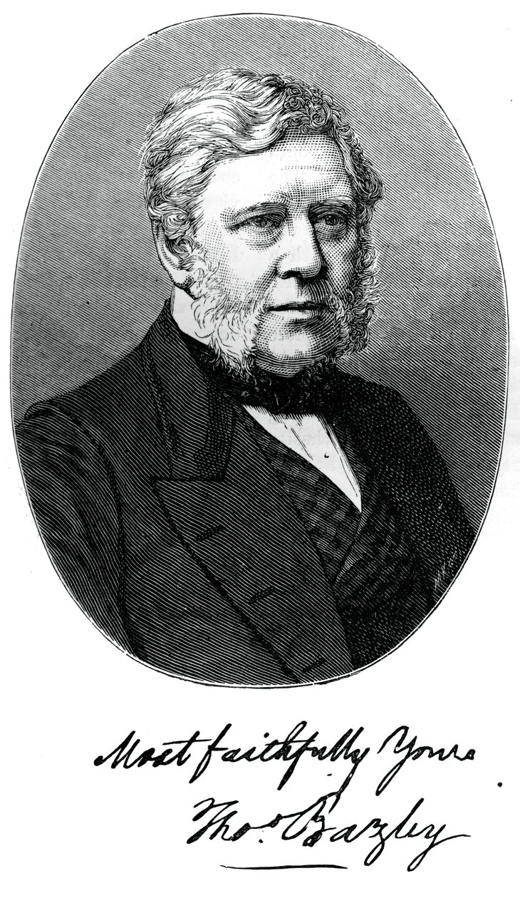 Sir Thomas Bazley, 1er baronnet, fabricant et politicien britannique, vers 1880 - Unbekannt