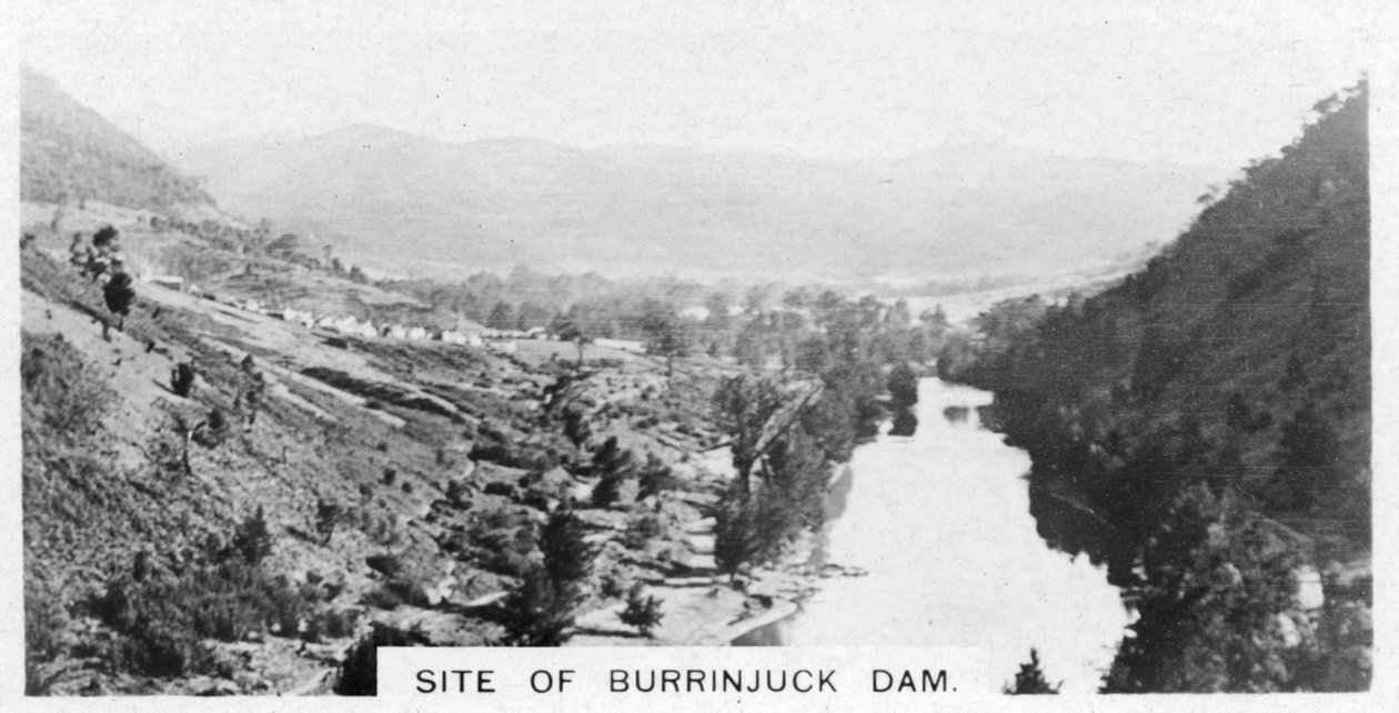 Site du barrage de Burrinjuck, Nouvelle-Galles du Sud, Australie, 1928 - Unbekannt