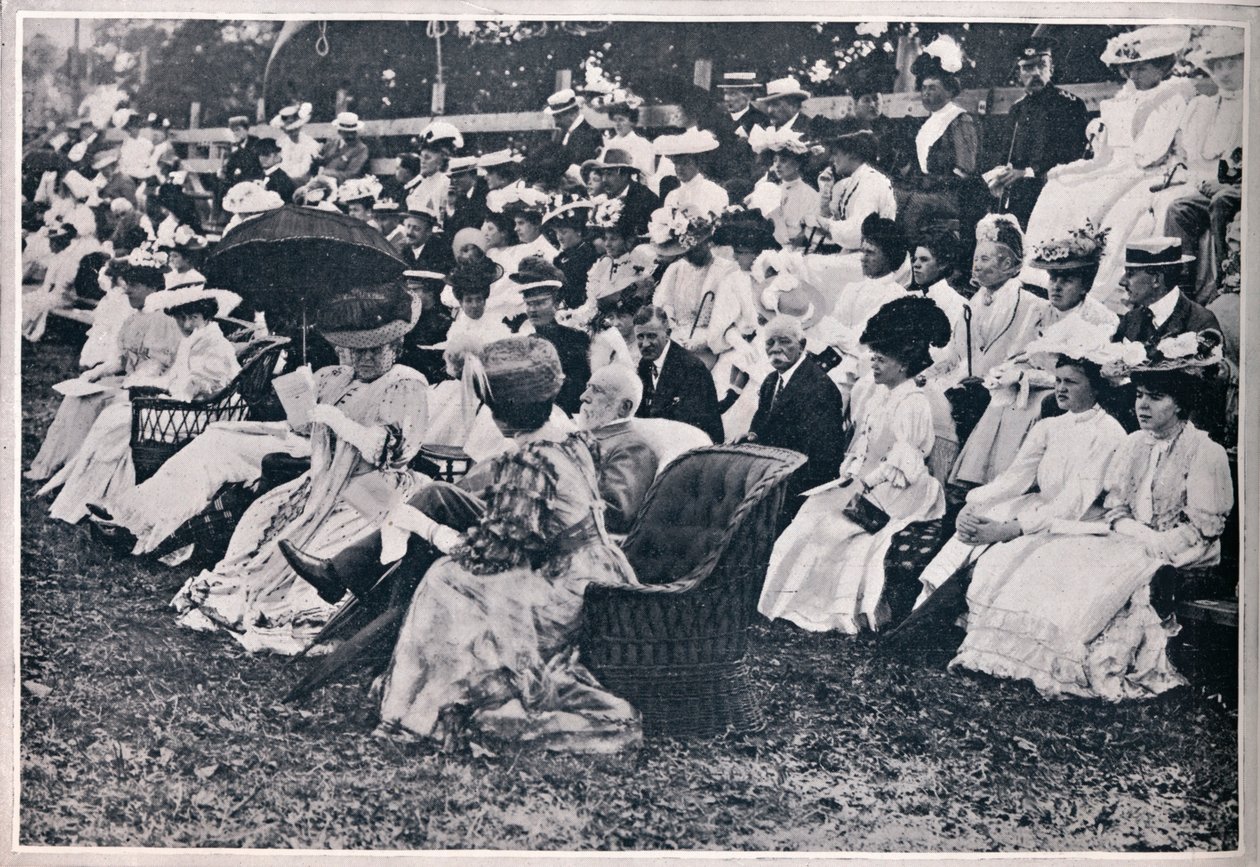 Quelques spectateurs aux sports des gardes à Chelsea, 1906 - Unbekannt