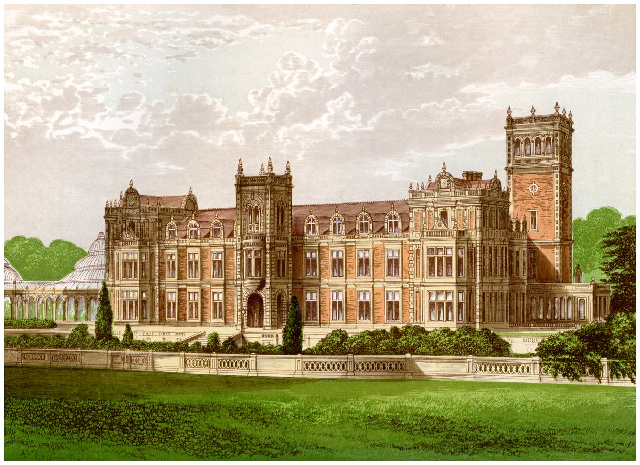 Somerleyton, Suffolk, maison du baronnet Crossley, vers 1880 - Unbekannt