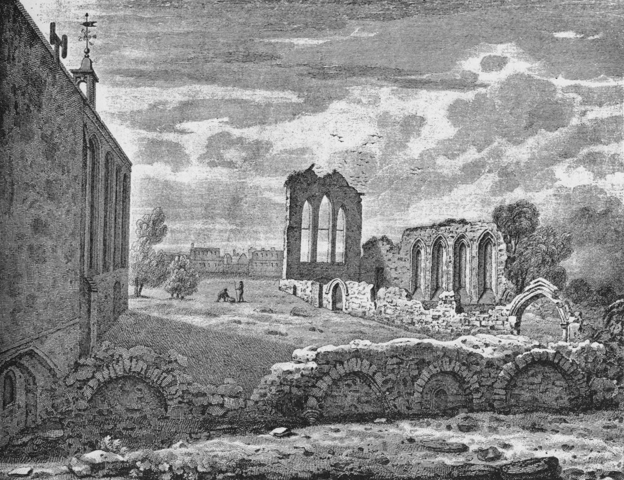 Vue sud-est du couvent de Sainte-Hélène, Bishopsgate, Londres, c1819 1906 - Unbekannt