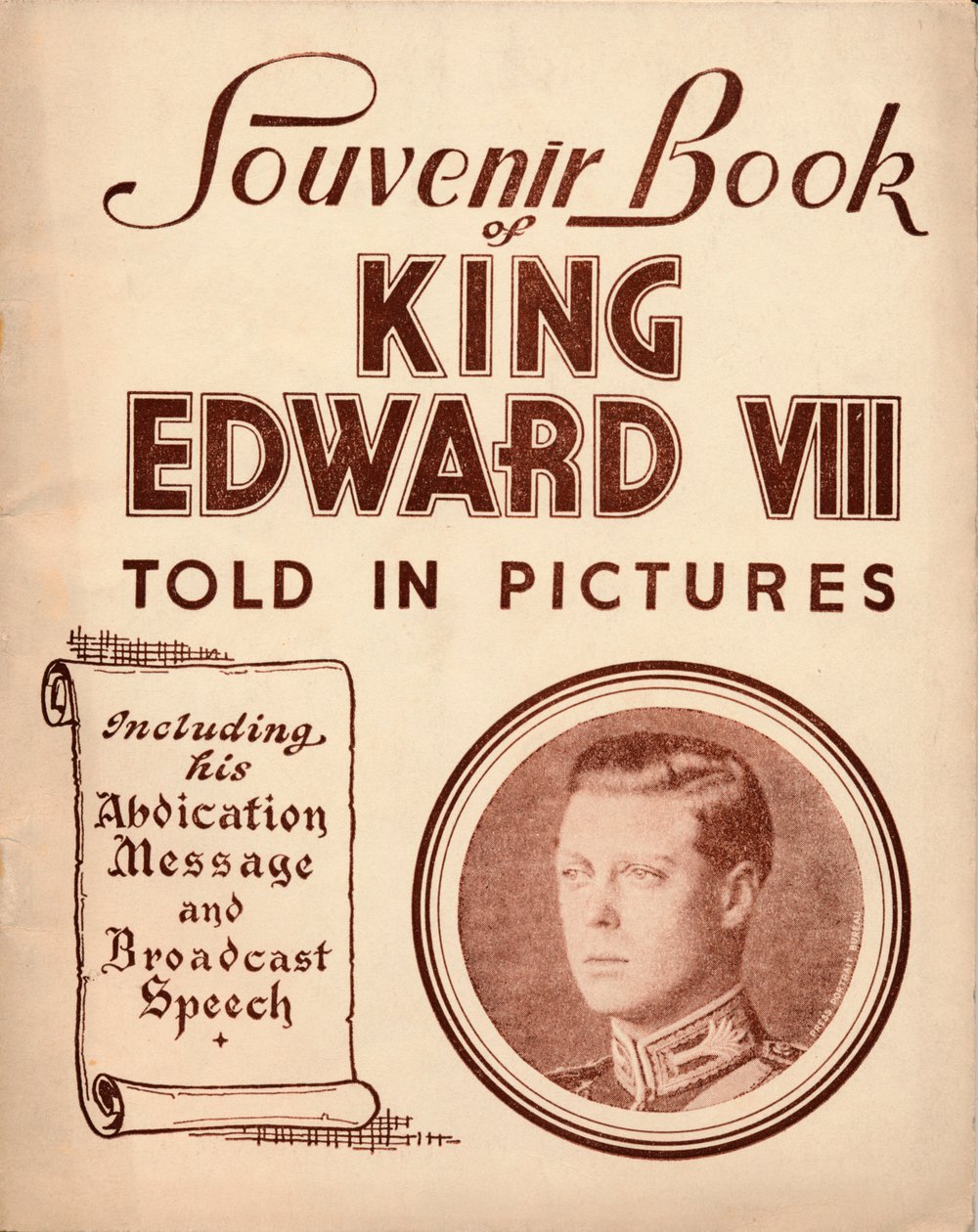 Livre souvenir du roi Édouard VIII : raconté en images - Unbekannt