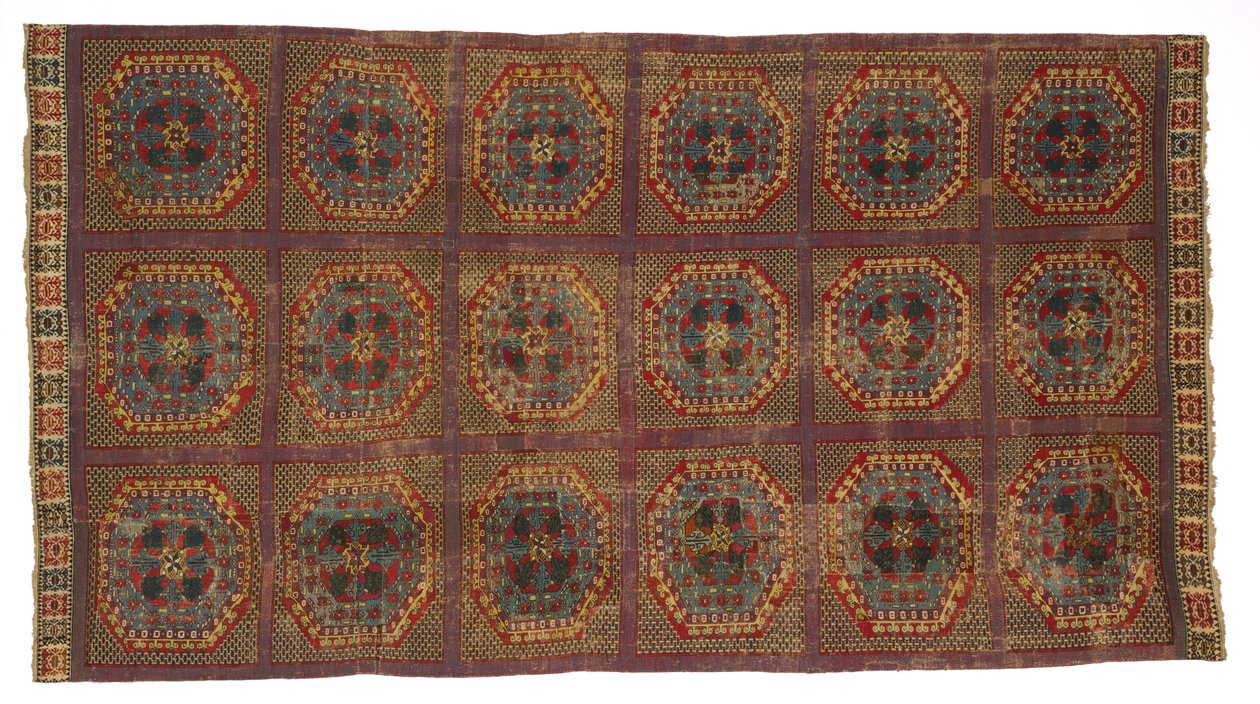 Tapis espagnol avec un motif turc, c. 1450-1500 - Unbekannt