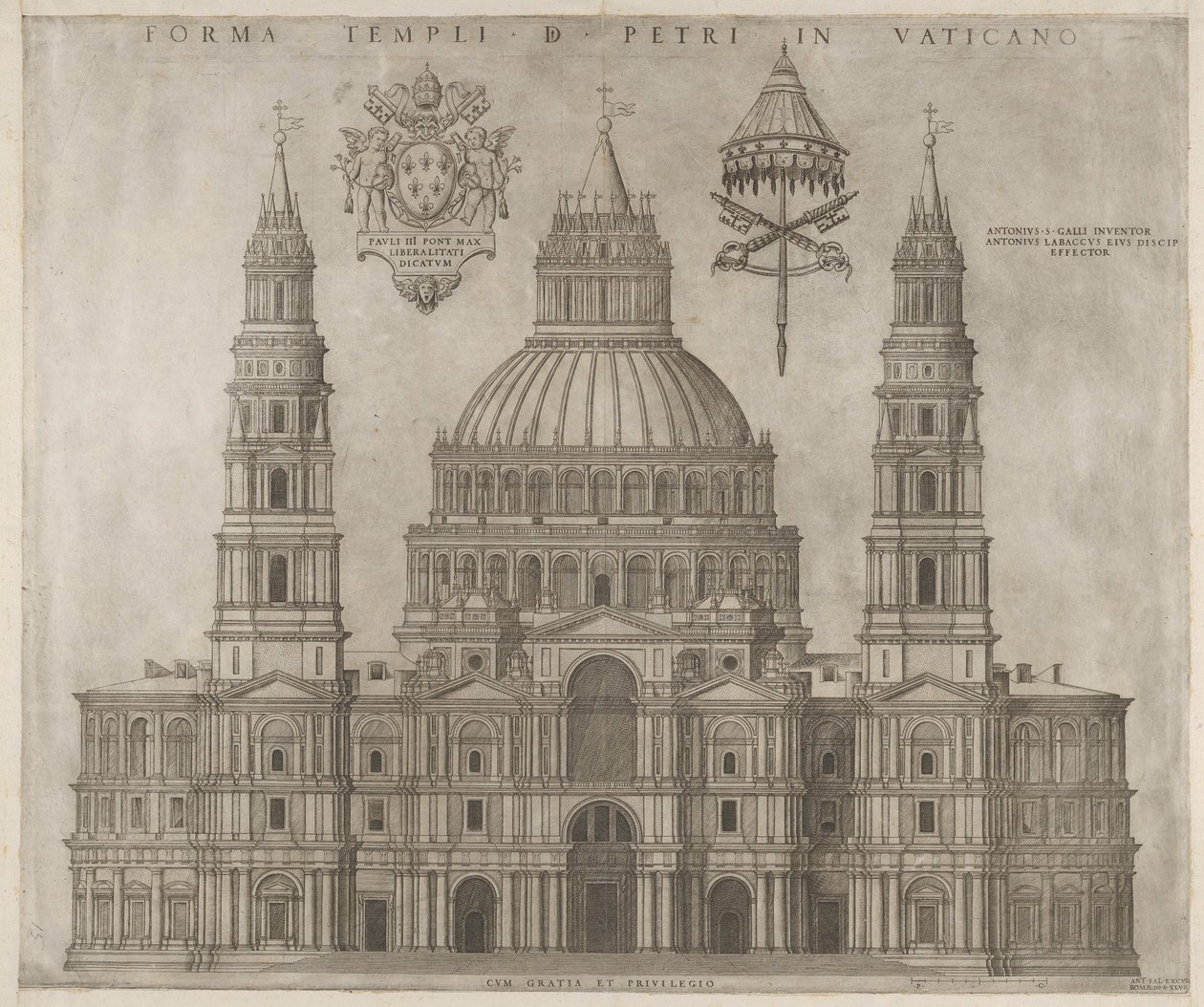 Speculum Romanae Magnificentiae : Saint-Pierre, 1547 - Unbekannt