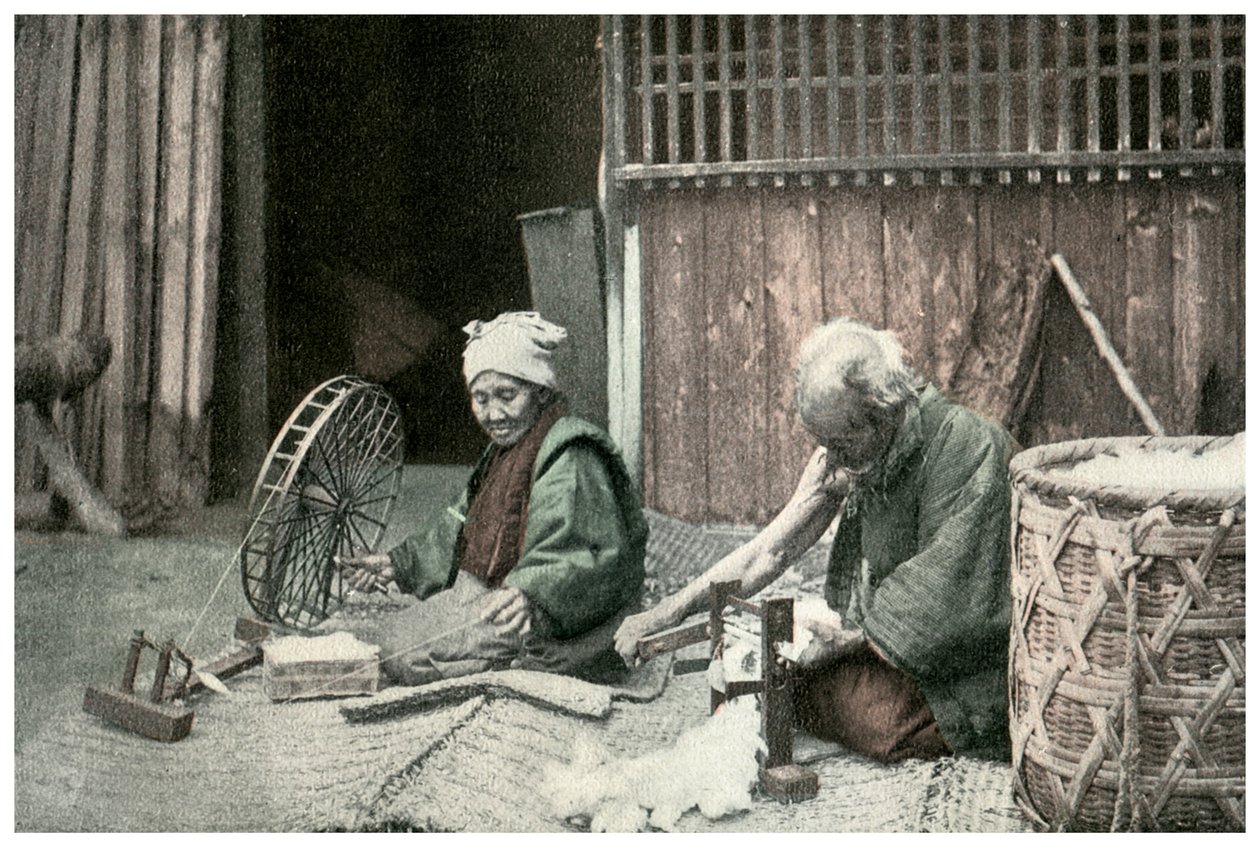 Filage du coton, Japon, 1904 - Unbekannt
