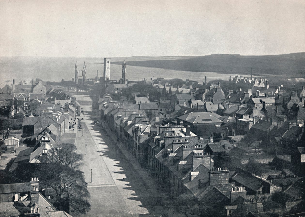 St. Andrews - Vue de la ville depuis la tour de l