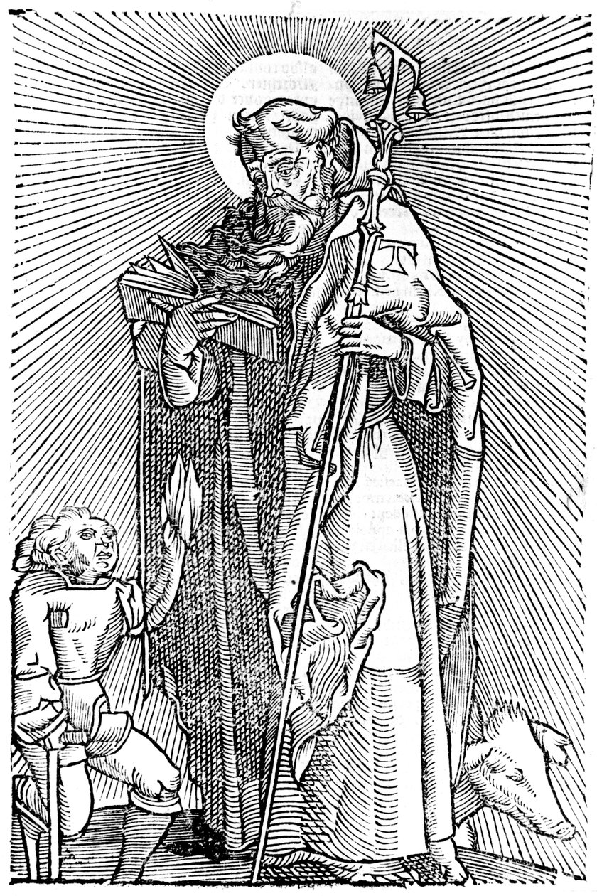 Saint Antoine le Grand, esthète égyptien - Unbekannt