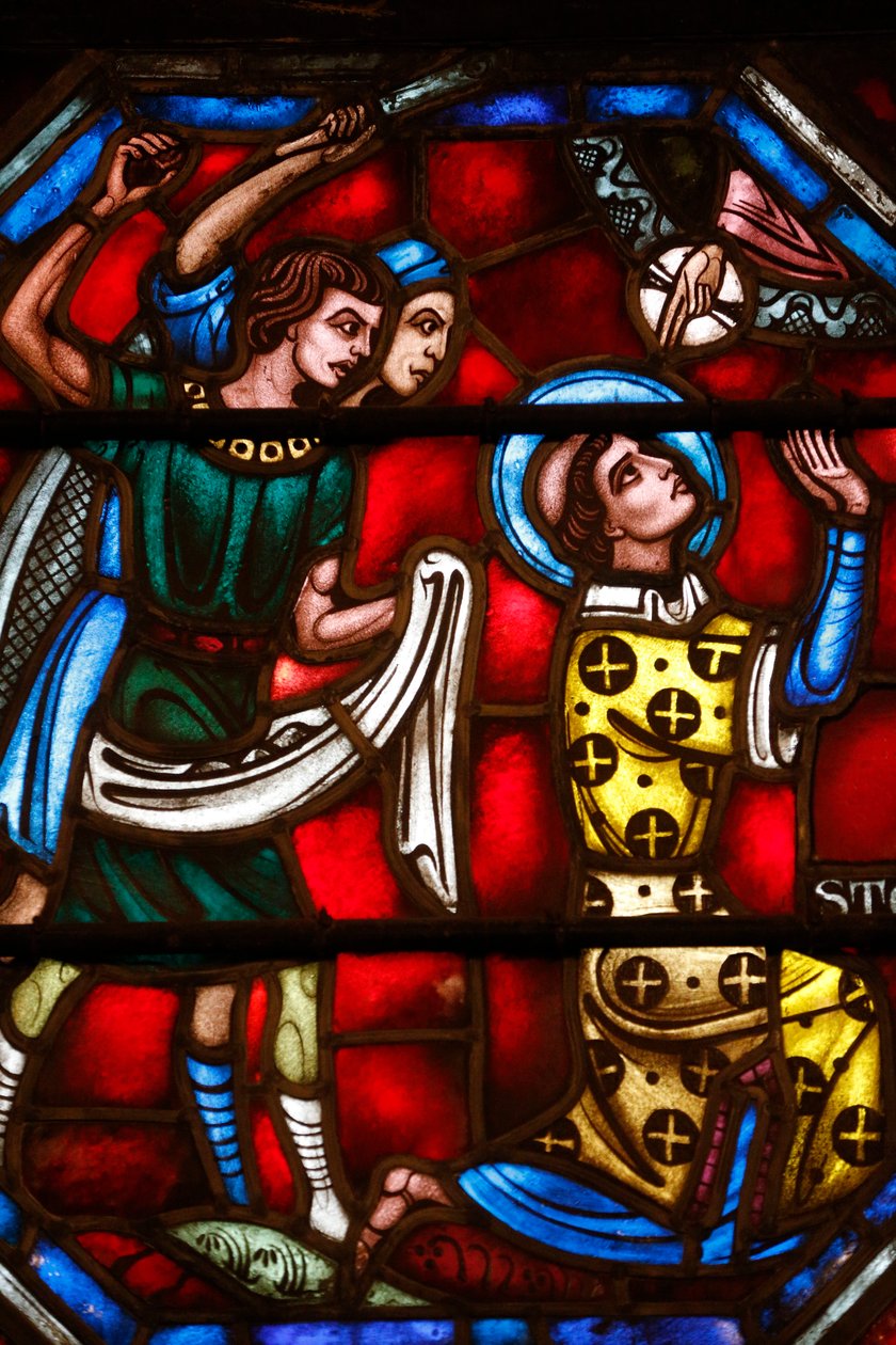 Église St Barth. Vitrail. Saint Étienne. New York, États-Unis - Unbekannt