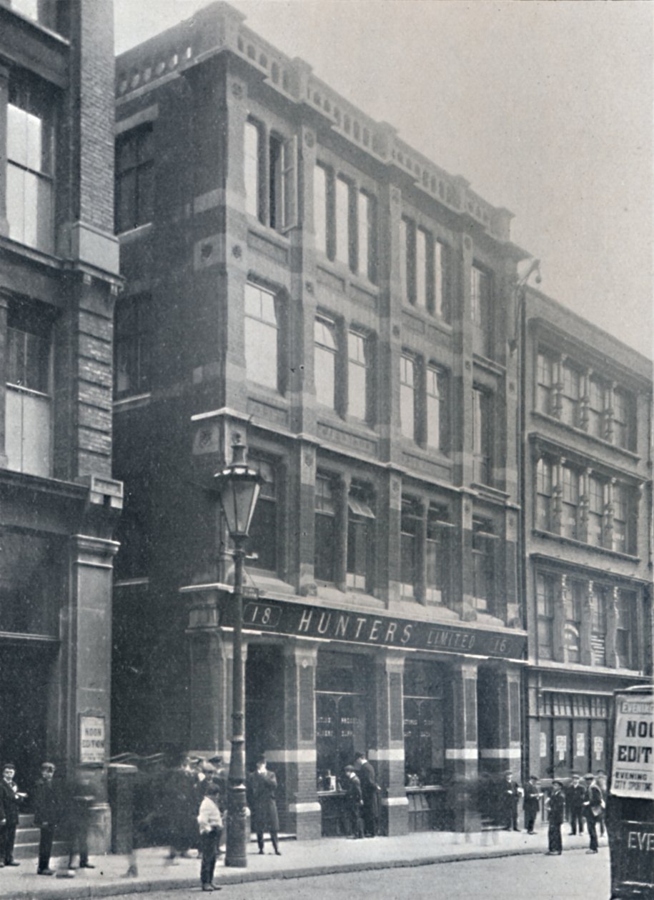 Façade de la rue St. Bride, 1917 - Unbekannt