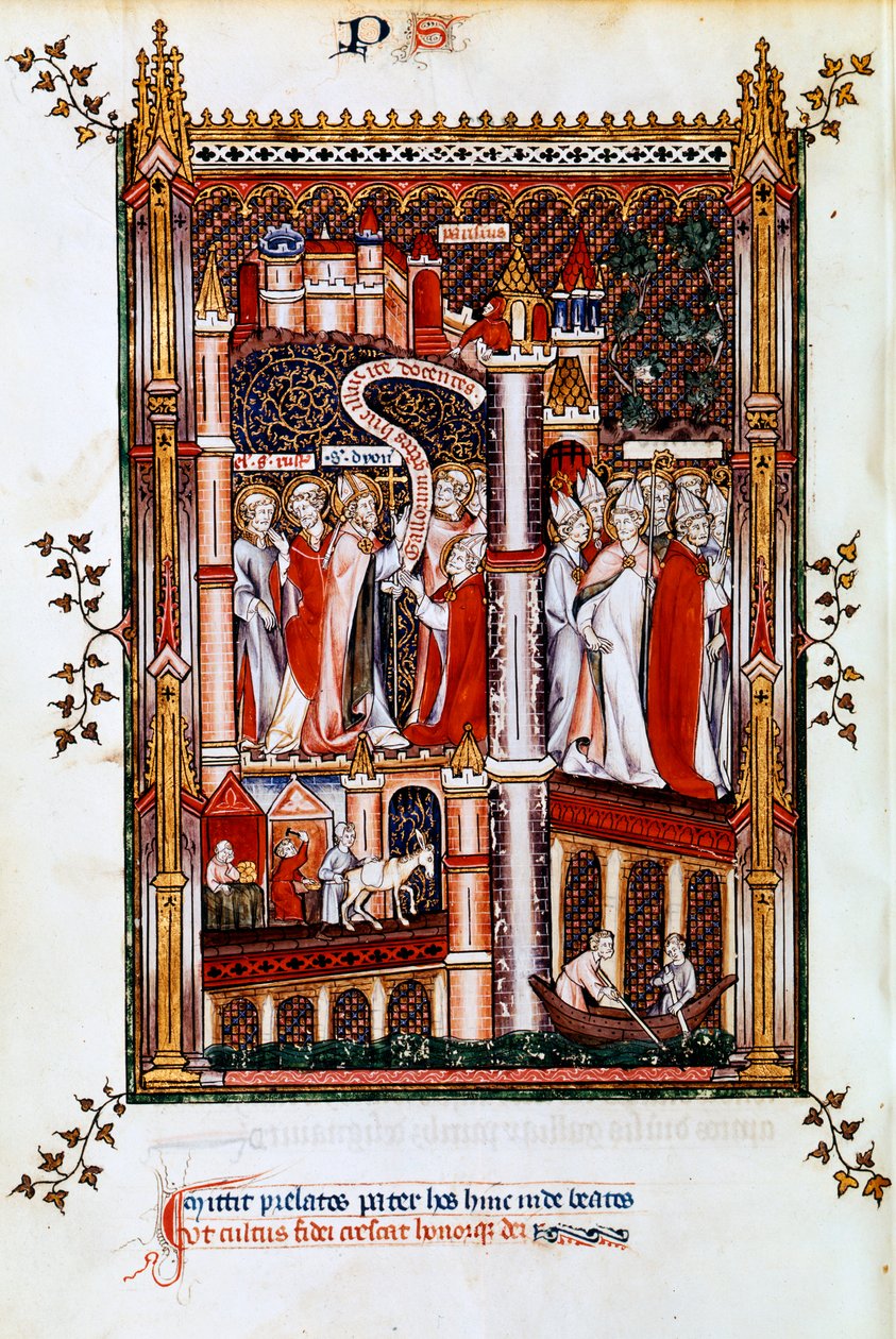 Saint Denis envoie des missionnaires, 1317 - Unbekannt