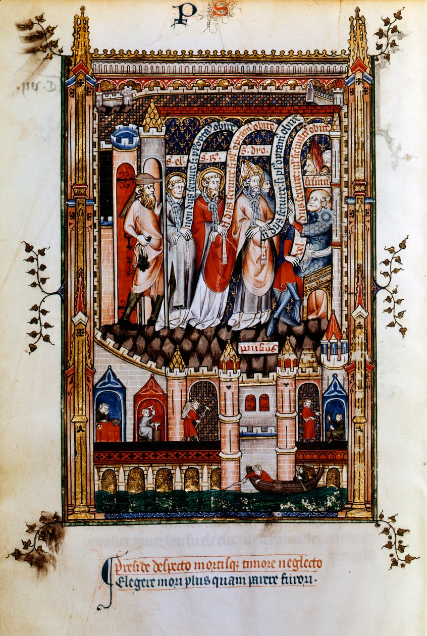 Saint Denis emmené à Sisinnius, 1317 - Unbekannt