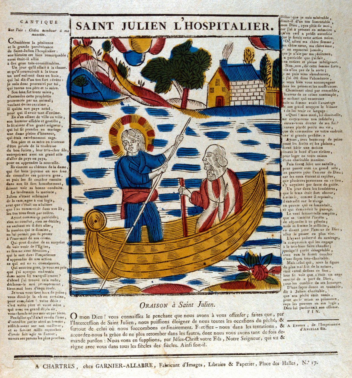 Saint Julien, patron des voyageurs, XIXe siècle - Unbekannt