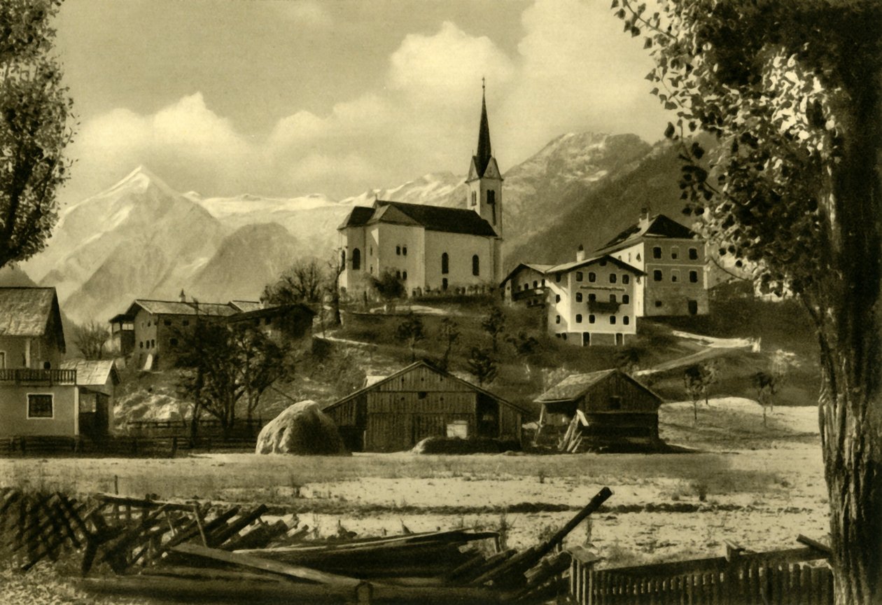 Église Sainte-Marguerite, Kaprun, Autriche, vers 1935 - Unbekannt