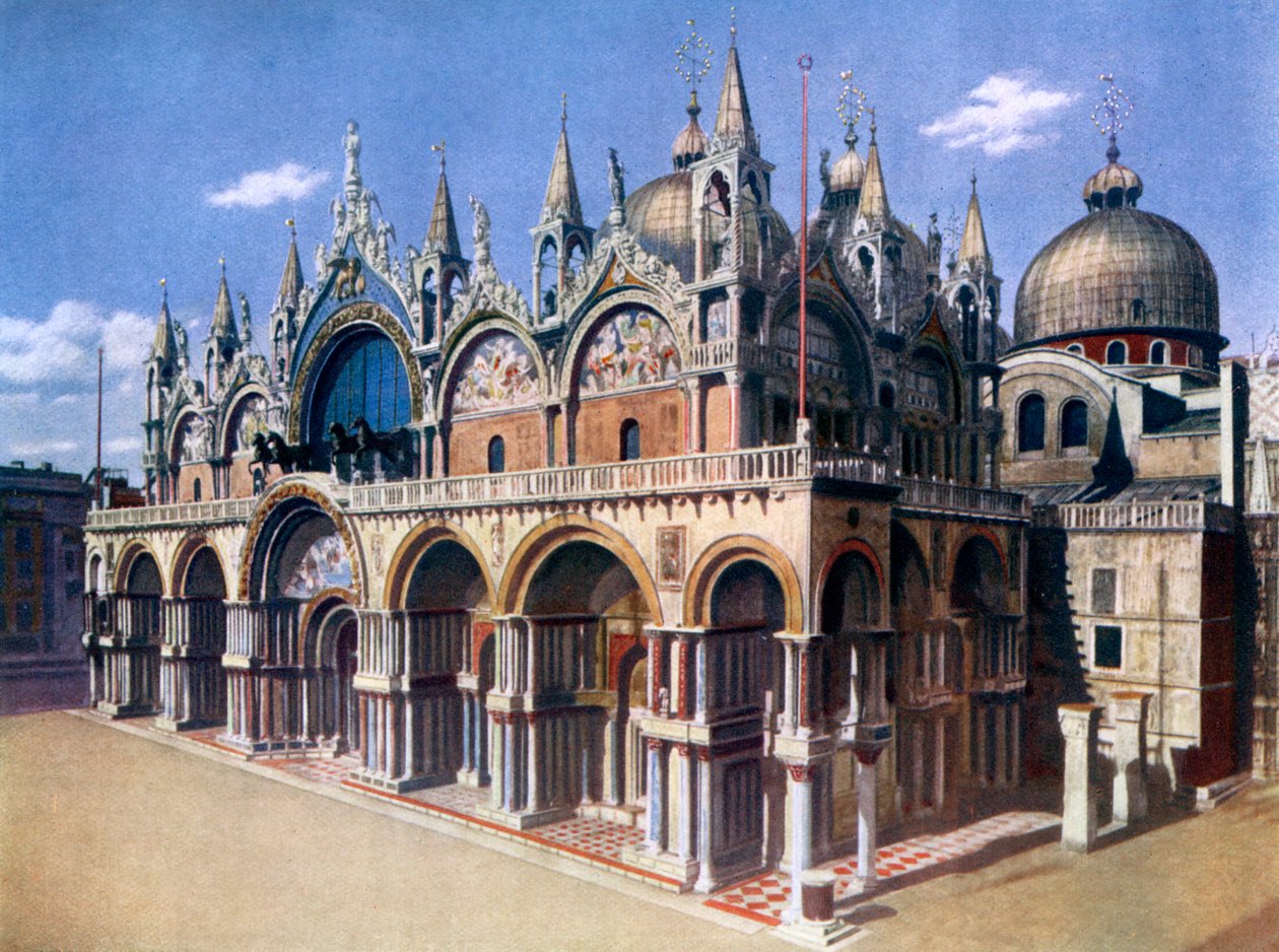 Basilique Saint-Marc, Venise, Italie, 1926 - Unbekannt