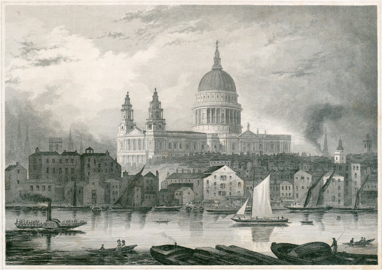 Cathédrale Saint-Paul, Cité de Londres, 1850 - Unbekannt